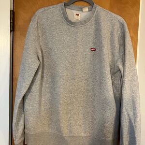 Levi's Classic Gray Crewneck Sweater